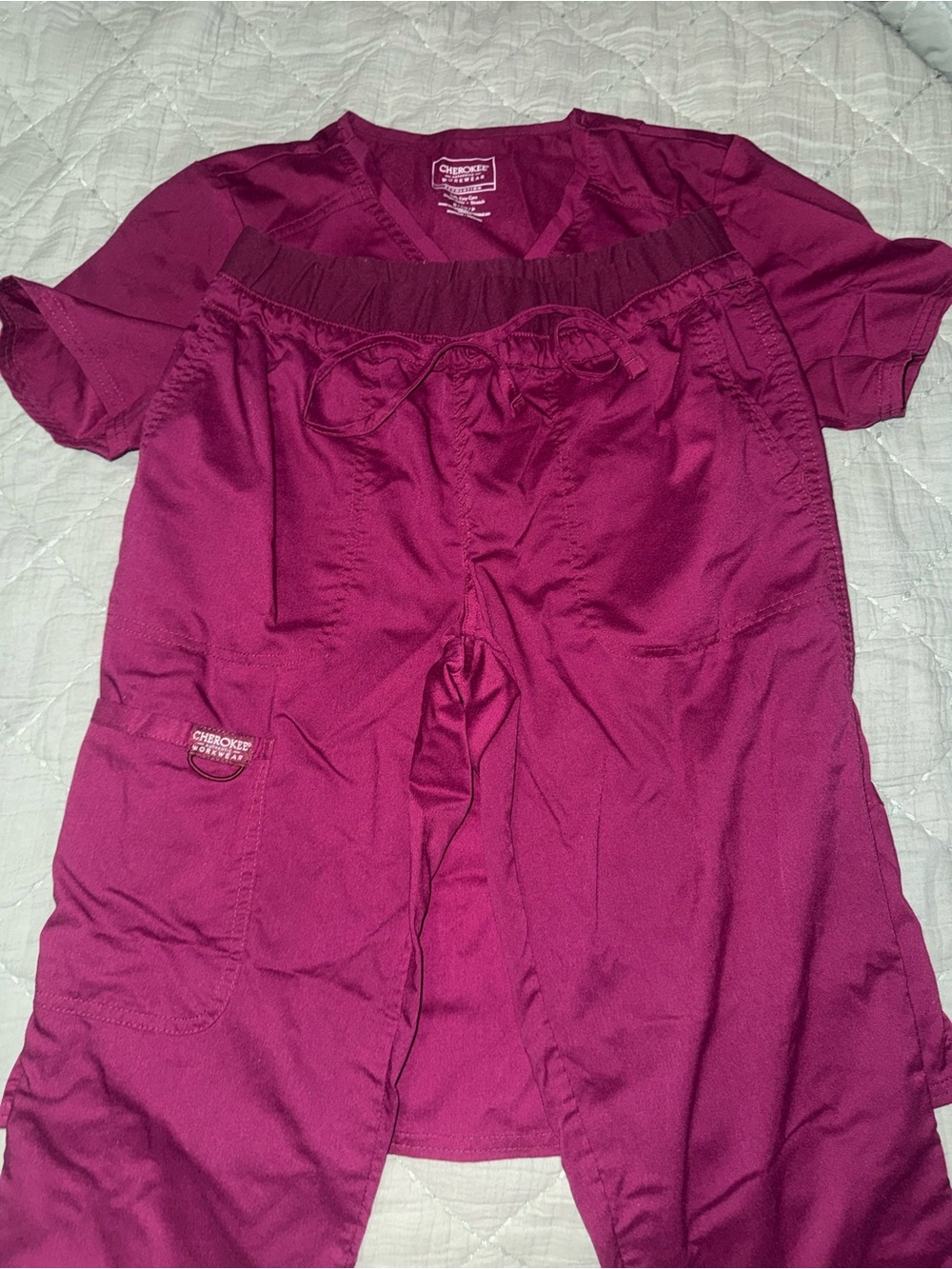 Cherokee Scrub Set in Plum